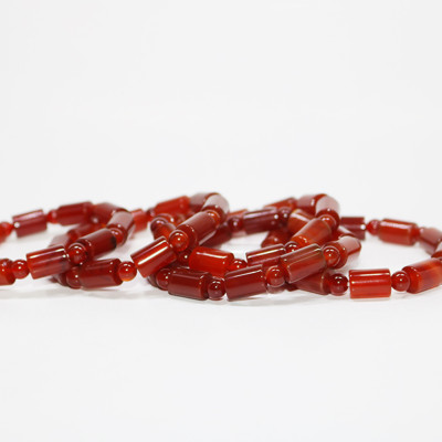 Vòng Tay Đá Mã Não Đốt Trúc Cam - Vòng tay phong thủy - Lắc tay đá phong thủy - Mang lại may mắn