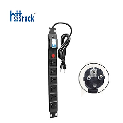 Thanh nguồn PDU Universal 6 Port HTTrack - Hàng chính hãng