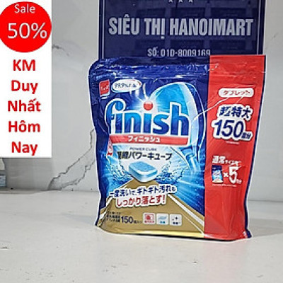 Viên rửa chén Finish Nhật Bản 150 viên