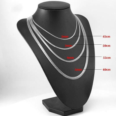 Vòng Cổ Nam -  nam nữ titan cao cấp sang trọng thép không gỉ  mì  trangsucpt kích cỡ 4mm PTDCNA43