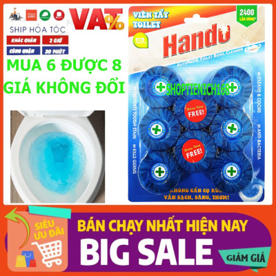 Vỉ 6 viên tẩy và làm thơm toilet Hando Lavender