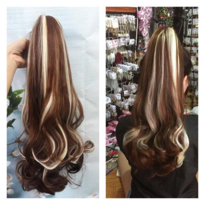 Tóc Ngoặm line cao cấp chịu nhiệt- hình thật