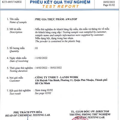 500g AWATOP Nhật Bản chất phá bọt tan bọt sữa đậu nành đậu hũ