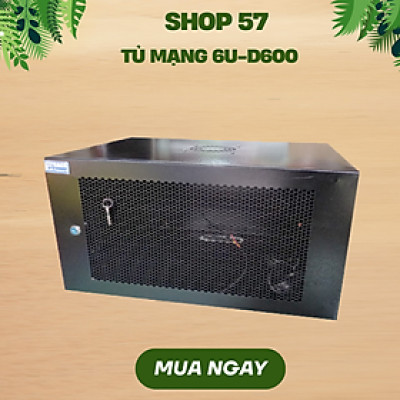 Tủ Mạng Treo Tường 06U D600 Famrack – Hàng Chính Hãng, Chuẩn Rack 19"
