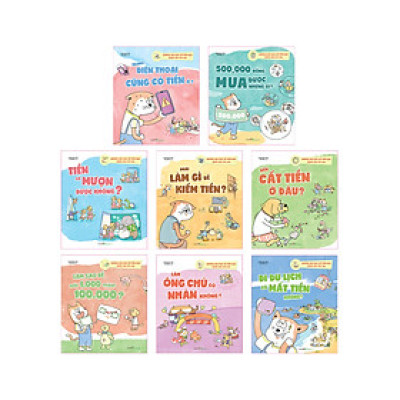 Combo Những Bài Học Về Tiền Bạc Dành Cho Trẻ Em (Bộ 8 Cuốn) (ML)