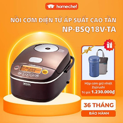 Nồi Cơm Áp Suất Cao Tần Zojirushi NP-BSQ18V-TA 1.8L – Nấu Cơm Thơm Dẻo - Bảo Hành 3 Năm|HÀNG CHÍNH HÃNG