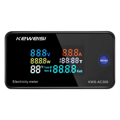 Thiết Bị Công Tơ Điện Tử 6 Trong 1 - Đo Công Suất, Cường Độ, Điện Áp AC Chính Xác
