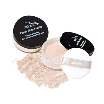 Phấn phủ bột kiềm dầu Mik@vonk Blooming Face Powder Hàn Quốc 30g NB21 # Light Beige Pearl tặng kèm móc khoá