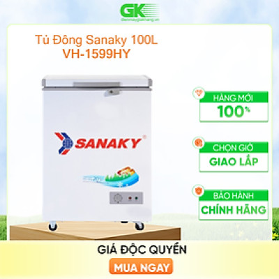 Tủ Đông SANAKY 1 Ngăn VH-1599HY - Hàng Chính Hãng