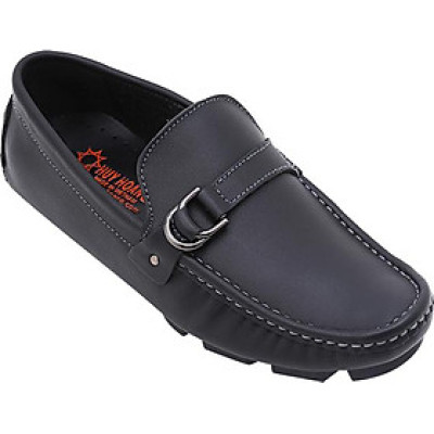 Giày Mọi Nam Đế Âm Đính Móc Huy Hoàng HT7770 - Đen