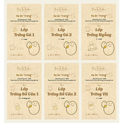 Sách - Dự án Trứng - Mô hình V – MTC, dạy học dự trên Dự án theo hướng Chú trọng Quá trình (Cuốn lẻ)