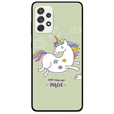 Ốp lưng dành cho Samsung A32 - A52 - A72 mẫu Ngựa Nền Xanh Magic