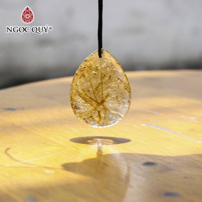 Mặt dây chuyền thạch anh tóc - Ngọc Quý Gemstones