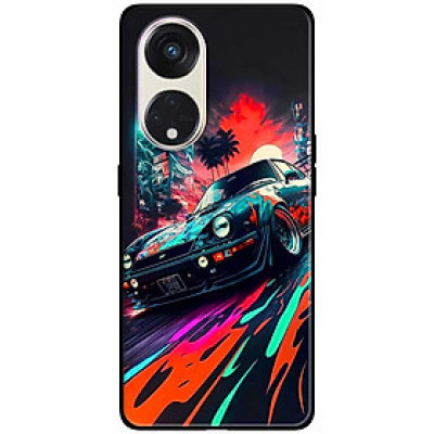 Ốp lưng cho Oppo Reno 2Z - 2F - 6Z - 7Z 5G - 8Z 5G - 8T 4G - 8T 5G - A96 5G - Siêu Xe Sắc Màu - Hàng Chính Hãng