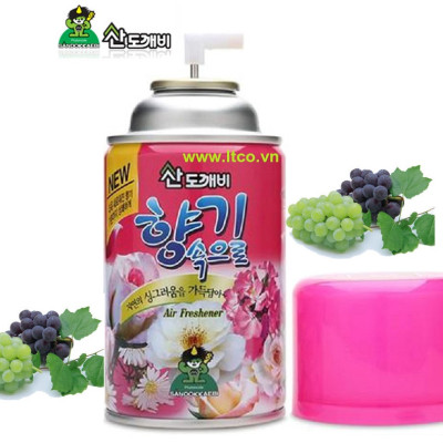 Xịt phòng Sandokkaebi chai 300ml ( sản phẩm có nhiều mùi hương để bạn chọn lựa ) - Hàng nội địa Hàn Quốc.