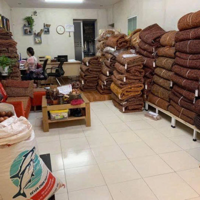 Chiếu Hạt Gỗ Hương Cao Cấp - Kích Thước 2,2mx2m hạt 1.6cm ( video , hình thật )