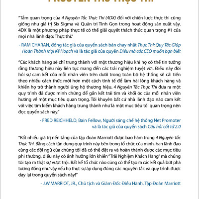 4 NGUYÊN TẮC THỰC THI (The 4 Disciplines of Execution) - Chris Mcchesney, Sean Covey, Jim Huling - Tái bản - (bìa cứng)
