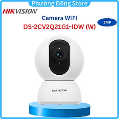 Camera Wifi 2MP HIKVISION DS-2CV2Q21G1-IDW (W) đàm thoại 2 chiều, xoay 360 độ - Hàng chính hãng