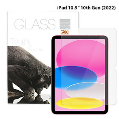 Dán cường lực trong suốt dành cho iPad 10.9" 2022 (10th Gen) Zaki 9H 2.5D - Hàng Chính Hãng