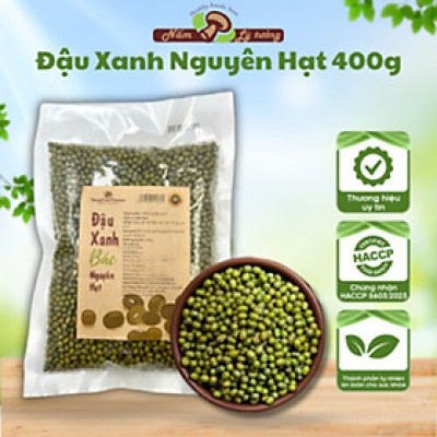 Đậu Xanh, Đỗ Xanh Bắc Nguyên Hạt Lý Tưởng 400g, Không Chất Bảo Quản, Sấy Khô Tự Nhiên