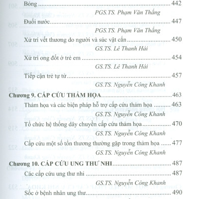 Thực Hành Cấp Cứu Nhi Khoa (Tái bản lần thứ hai, có sửa chữa và bổ sung) - GS.TS. Nguyễn Công Khanh, GS.TSKH, Lê Nam Trà đồng chủ biên