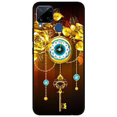 Ốp lưng dành cho Realme C15 mẫu Đồng Hồ Chìa Khóa