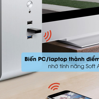Bộ Chuyển Đổi USB Wifi Mini Mercusys MW300UM N300 - Hàng Chính Hãng
