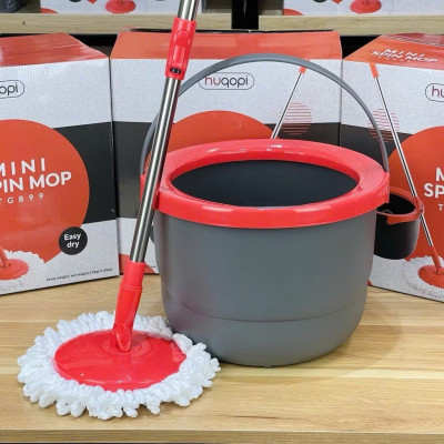 Bộ Cây Lau Nhà Chổi Lau Nhà Tự Vắt Hàn Quốc Cao Cấp - Tặng Kèm 2 Bông Lau - HÀNG CHÍNH HÃNG MINIIN