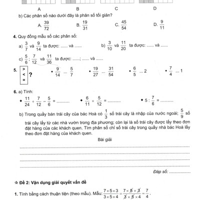 Giúp Em Giỏi Toán Lớp 5 - Vở Ôn Tập Cuối Tuần Và Trải Nghiệm Giải Quyết Vấn Đề (Dùng Chung Cho Các Bộ SGK Hiện Hành) - HA