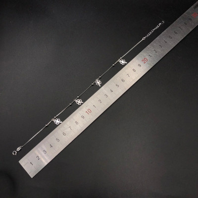 Lắc Chân Nữ Cỏ 4 Lá May Mắn Bạc Hiểu Minh LC188