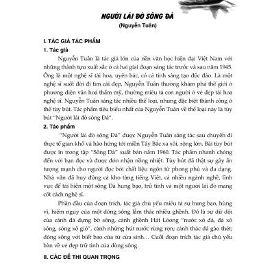 Dạng Đề Cảm Nhận Đoạn Trích Văn Xuôi Ngữ Văn 12