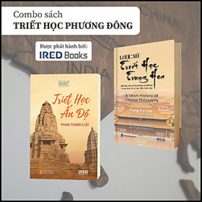 Sách - Combo Triết học Phương Đông gồm 2 quyển: Triết học Ấn Độ và Lược sử triết học Trung Hoa