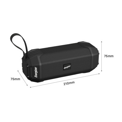 Loa Bluetooth Energizer BTS-104 kiêm sạc dự phòng - Kết nối bluetooth 5.0, Tích hợp micro, hỗ trợ FM radio, thẻ Micro SD, cổng AUX, cổng sạc USB-A - HÀNG CHÍNH HÃNG