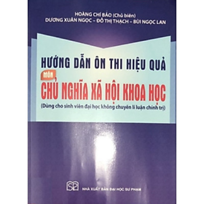 Sách - Hướng dẫn ôn thi hiệu quả môn chủ nghĩa xã hội khoa học