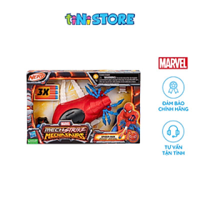 Bộ Đồ Chơi Mô Hình Găng Tay Mech Strike Spider-Man Marvel F6677