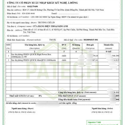 Pin sạc dự phòng Pisen (TS-D304 ) Quick Mini QP20 10000mAh , công suất 20w, nhỏ gọn, Hàng chính hãng bảo hành 2 năm