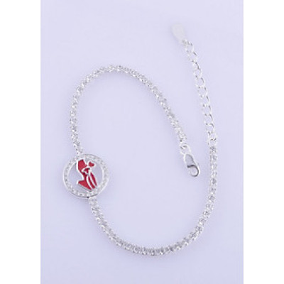 Lắc tay bạc nữ S925 Italia Bạc Xinh LTX19