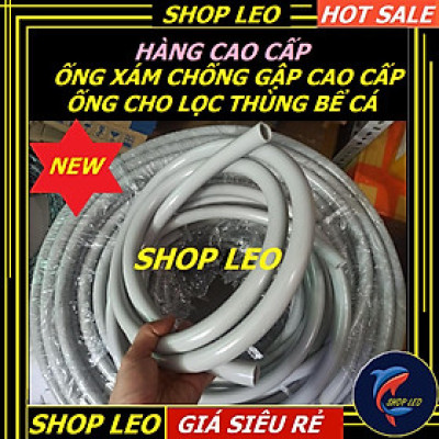 Ống chống gập màu xám cao cấp - Dây thay nước bể cá - phụ kiện máy lọc thùng hồ cá - phụ kiện thủy sinh-shopleo