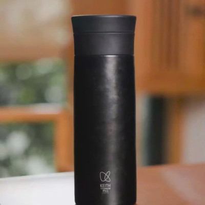 Bình giữ nhiệt Titanium Keith Ti3135 "Black Legend" 380ml