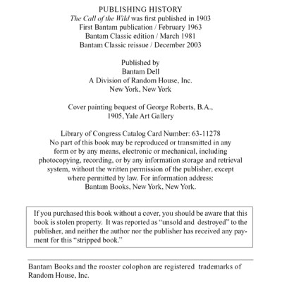 Call of The Wild, White Fang