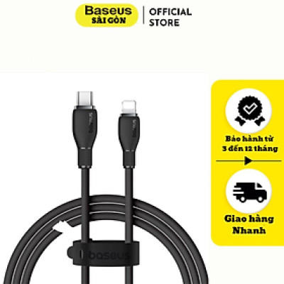 Cáp sạc nhanh Baseus Pudding Series Fast Charging Data Cable Type C to IP 20W - Hàng chính hãng