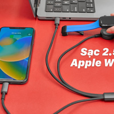 Cáp Sạc Nhanh Wi WU Legend 3in2 100W Wi-C050 - Hàng chính hãng