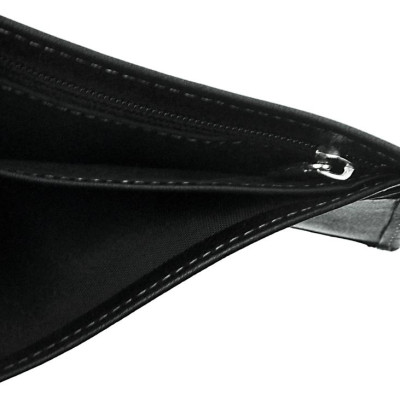 Ví Nam Da Bò AT Leather 056 (10 x 8.5 cm) - Đen