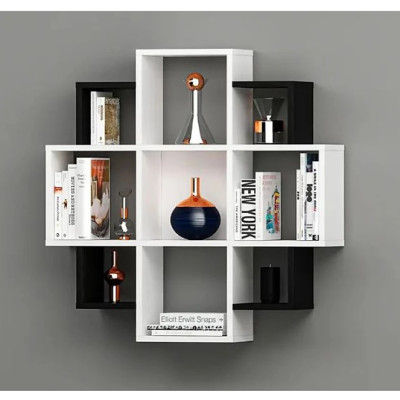 Kệ Treo Tường BLOOM Kiểu Nở Hoa Tundo CTKT205 KT 90 x 90 x 20cm