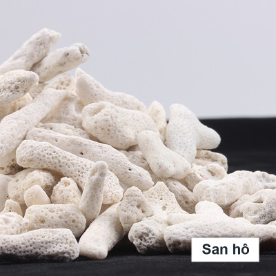 Xốp Lọc Bể Cá 90x 30cm + San Hô Vụn 1KG lọc nước, trang trí bể cá