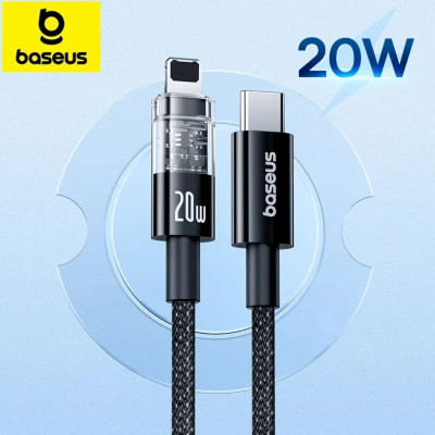 Cáp sạc nhanh và truyền dữ liệu Type C to iP 20W Baseus Gem Charging Cable - Hàng chính hãng