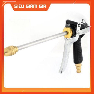 Bộ dây vòi xịt nước rửa xe, tưới cây . tăng áp 3 lần, loại 7m,10m 206318 đầu đồng,cút,nối vàng+ tặng túi đựng bút