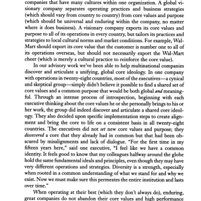 Built to Last: Successful Habits of Visionary Companies