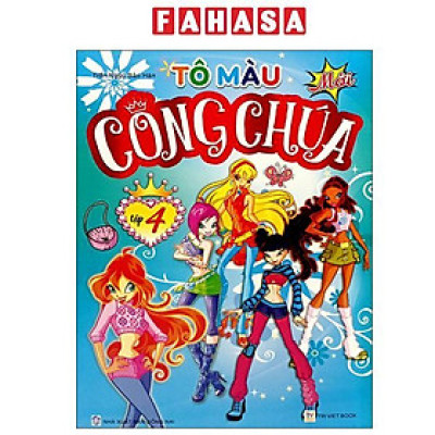 Sách - Tô Màu Công Chúa - Tập 4