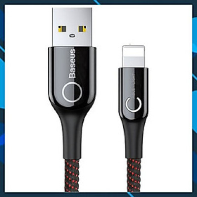 Cáp sạc nhanh Baseus X- shaped Light chân Lightin và Type C - Hàng Chính Hãng